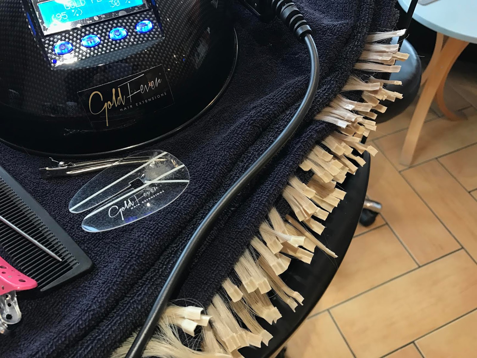 Gold Fever Hair Extensions Review; Keratin Bond Extensions; Before